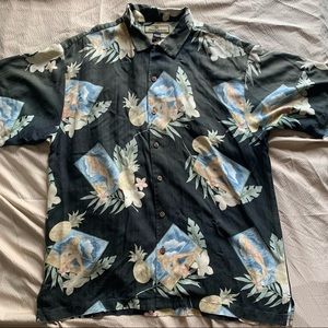 Tommy bahama vintage button up pineapple Hawaiian shirt